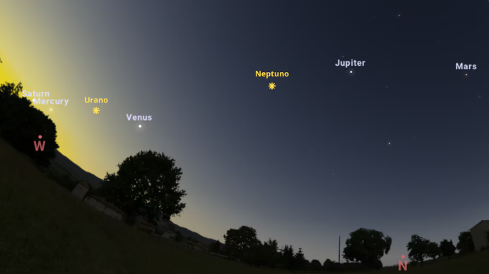 Será un espectáculo para las amantes de la astronomía.