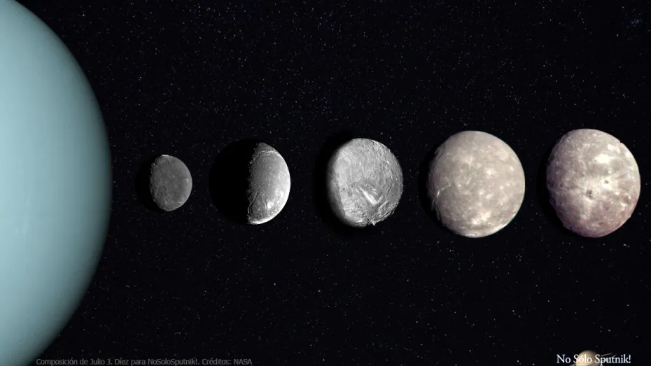 ¿Cómo fue la formación de las lunas de Urano?