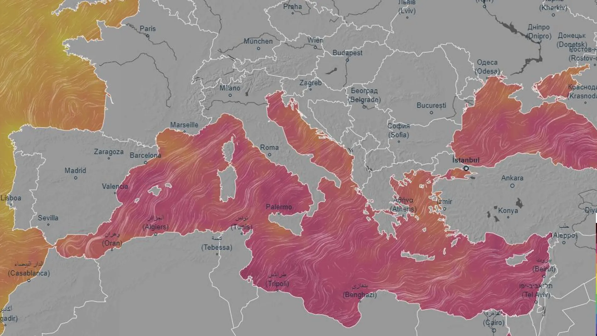 El Mediterráneo se calienta en lo profundo del mar y esto empeora las cosas.